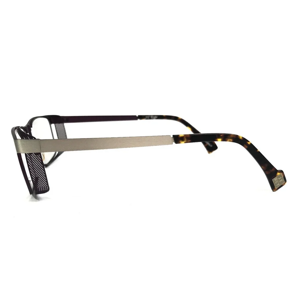J.F. Rey Eyeglasses Frames JF2626 1375 Brushed Silver Side Shields 55-18-144